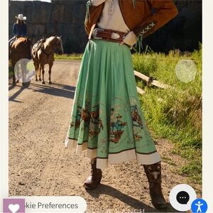 NWOT Double D Ranch Skirt, Mitchell's Gallery